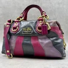 限定レア品◇COACH キャニオンキルト スワッガー27 エキゾチックレザー 