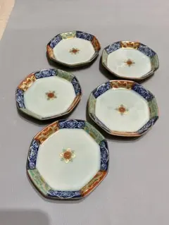 八角形小皿5枚セット