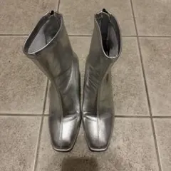 AZUL BY MOUSSY スクエアトゥストレッチショートブーツ　L