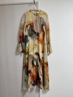 AMERI VINTAGE AMELIA INK ART DRESS　サイズS