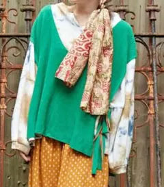 チャイハネ Amina アミナ ネップヤーンニットベスト エスニック アジアンのサムネイル