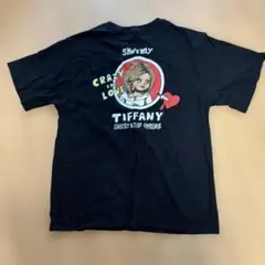 美品 ティファニー チャッキー プリント 半袖Tシャツ ブラック