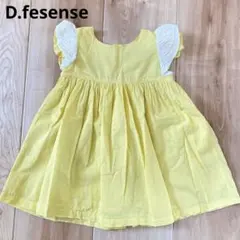 ディーフェセンス 90cm 女の子 半袖ワンピース ノースリーブ トップス 綿