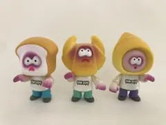 PAN DEAD パンデッド　ソフビ フィギュア 3体セット　ガチャガチャ