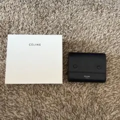 セリーヌ Celine スモール フォールデッドマルチファンクション ブラック