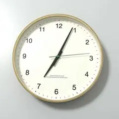 タカタレムノス 電波時計 木枠デザイン時計 白 ホワイト 101451-1