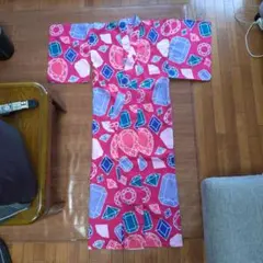 【即日発送】宝石柄 ピンク系 浴衣