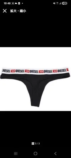 DIESEL ディーゼル レディース アンダーウェア下着 一枚新品のサムネイル