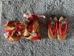 753 3歳用　帯と草履
