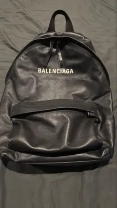BALENCIAGA レザー バックパック リュック ブラックのサムネイル