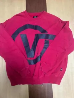 VANS レッド スウェット Lサイズ (値下げ可能)