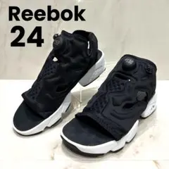✨美品✨Reebok インスタポンプ サンダル 黒 24cm 厚底のサムネイル