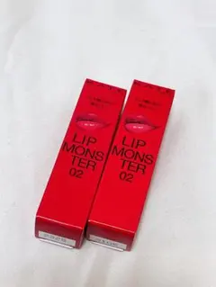 【新品】02 pink banana LIP MONSTER 2本セット