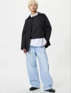 UNIQLO バギーカーブジーンズ　26インチ