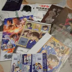 お得【隻眼の残像】名探偵コナン 劇場パンフレット wポケットクリアファイルなど