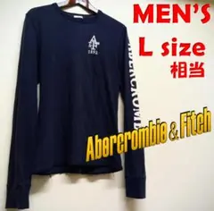 Abercrombie & Fitch ネイビー Lサイズ 長袖カットソーのサムネイル