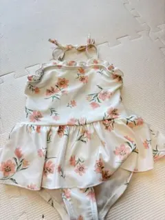 petit main ワンピース水着 ラッシュガード 90cm