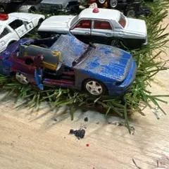 二つセット西部警察 マシンRS-1 ダイヤペット 1/40 ミニカー 当時物