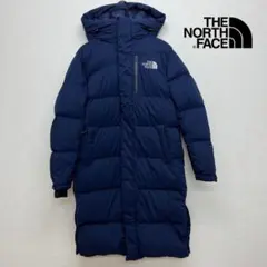 《美品》ノースフェイス ダウンロングコート メンズ 95 M