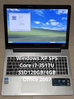 Windows XP SP5 4GB SSD120GB Office2007のサムネイル