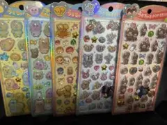 【正規品】うるちゅるポップシール 5種セット
