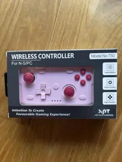 Switch2用 多機能ゲームパッド ミニコントローラー 無線　ピンク