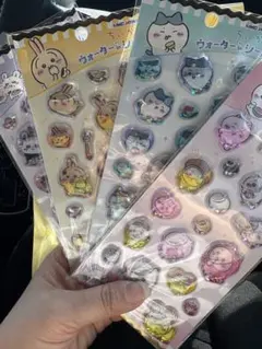 ちいかわ　ウォーターインシール　4枚セット