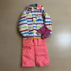 子供用 スキーウェアセット 120 手袋付き
