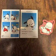 ポチャッコ 証明写真風ステッカー 2枚セット