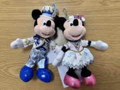 ぬいぐるみバッジ ディズニーシー 20周年 ミッキー ミニー