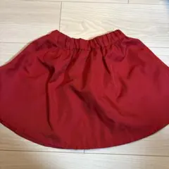 100サイズ　ブランシェス　赤　スカート