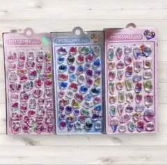 新作　スヌーピー　ボンボンドロップ　シール　硬い　クリスタル　3シート