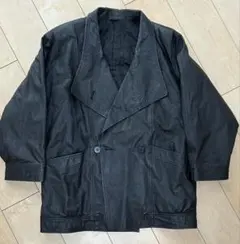 レザージャケット 牛革 ダブル 羽織風