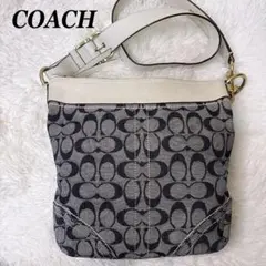 COACH コーチ ショルダーバッグ シグネチャーキャンバス F10403