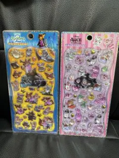 ズートピア＆不思議の国のアリス　プチドロップステッカー♡