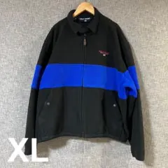 【古着】PORO SPORT フリース　XLサイズ ブラック　USA製