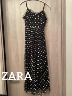 ZARA 美品 チュールビスチェワンピース