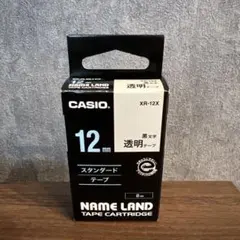 CASIO NAME LAND テープカートリッジ XR-12X 12mmのサムネイル