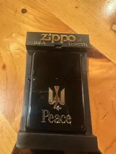限定300個・初代】Peace ブルーチタン Zippo 1993年製 - メルカリ