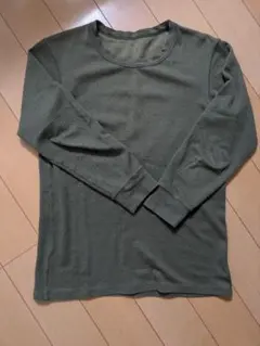 ヒートテックコットンクルーネックt