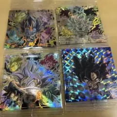 ドラゴンボール 進化する孫悟空 ウエハースステッカー 4枚セット