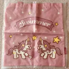 swimmer トートバッグ　エコバッグ　ホース柄