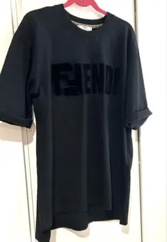 GW直前セール FENDI　ブラック Tシャツ　XXXS（S~L)のサムネイル