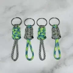 パラコード　キーリング　4つセット　034