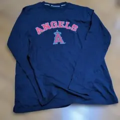 MLB Los Angeles Angels 長袖Tシャツ ネイビーのサムネイル
