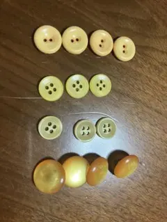 ボタン　(オレンジ系) まとめ売り