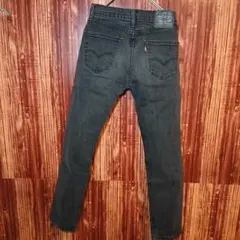 Levi's（リーバイス） 505 ブラックデニム W29 L32　後染め
