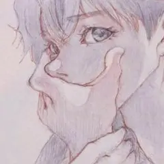 ア*ボ様 手描きイラスト　オリジナル　水彩イラスト