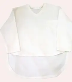 URBAN RESEARCH ワッフルVネックトップスのサムネイル