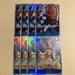 ワンピースカード　神の島の冒険　レベッカ　サボ　sr 4枚